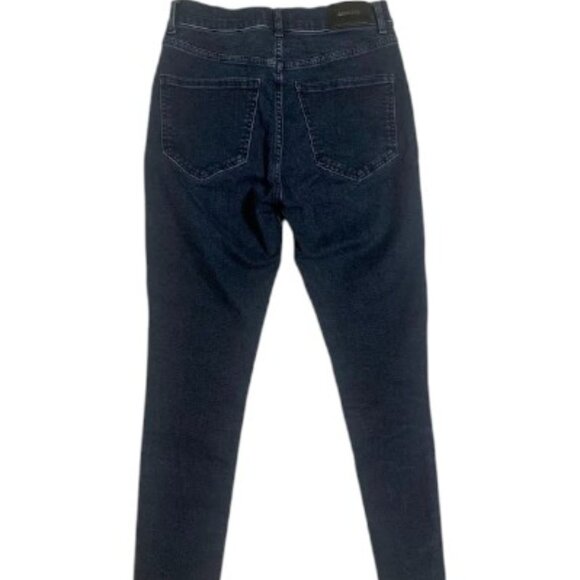 EXPRESS Skinny High Rise Cutoff Jeans - Size 4 Regular - Picture 3 of 7